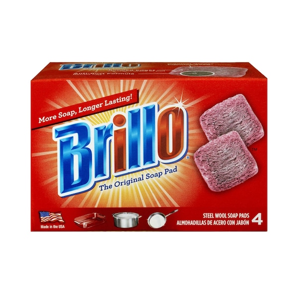 Brillo Brillo Heavy Duty Steel Wool Pads For Multi-Purpose 4 pc 53304 - main